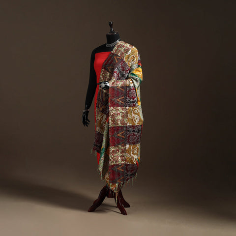 Multicolor - bengal hand embroidery patchwork reversible