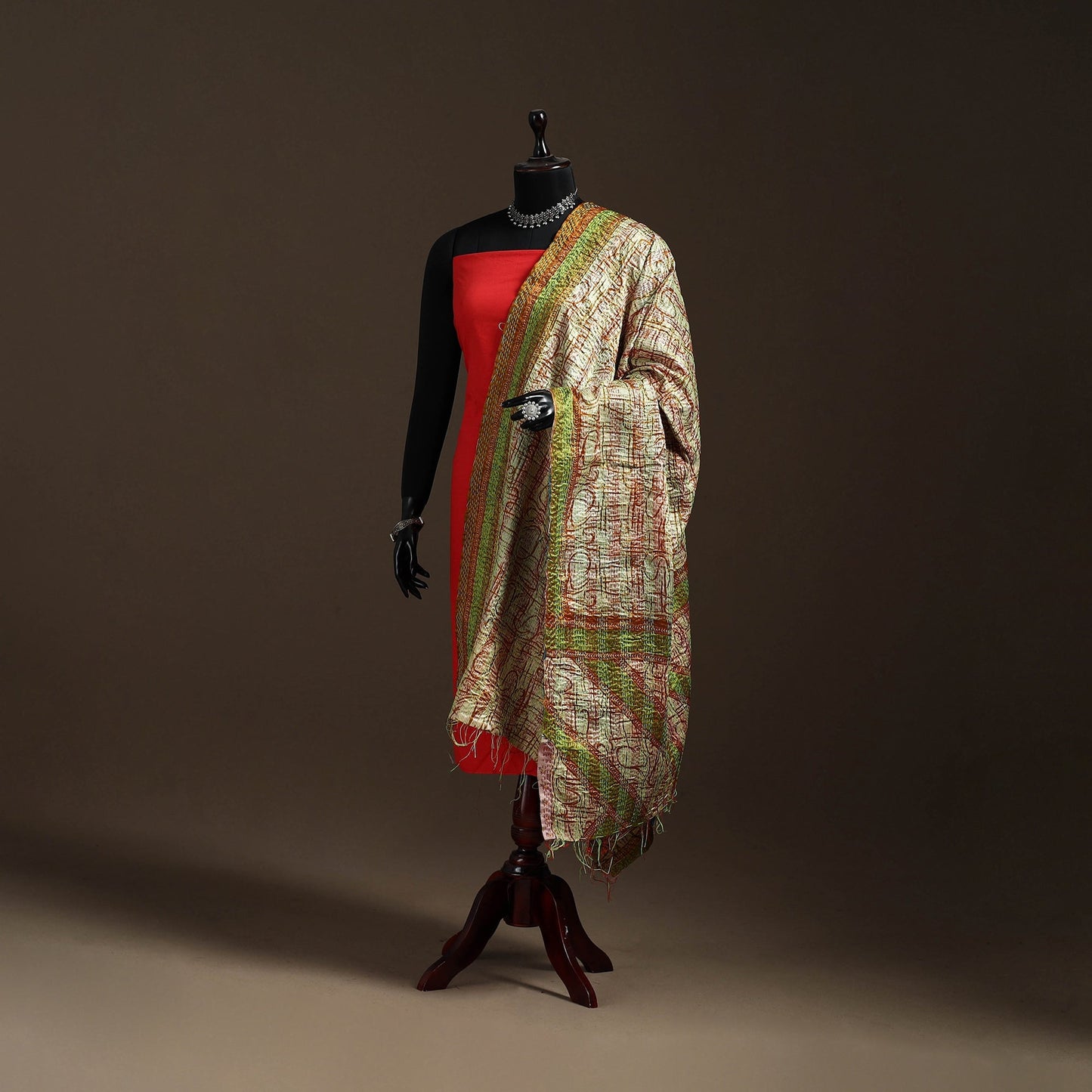 Multicolor - bengal hand embroidery patchwork reversible