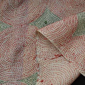 Bengal hand embroidery pure tussar silk handloom kantha