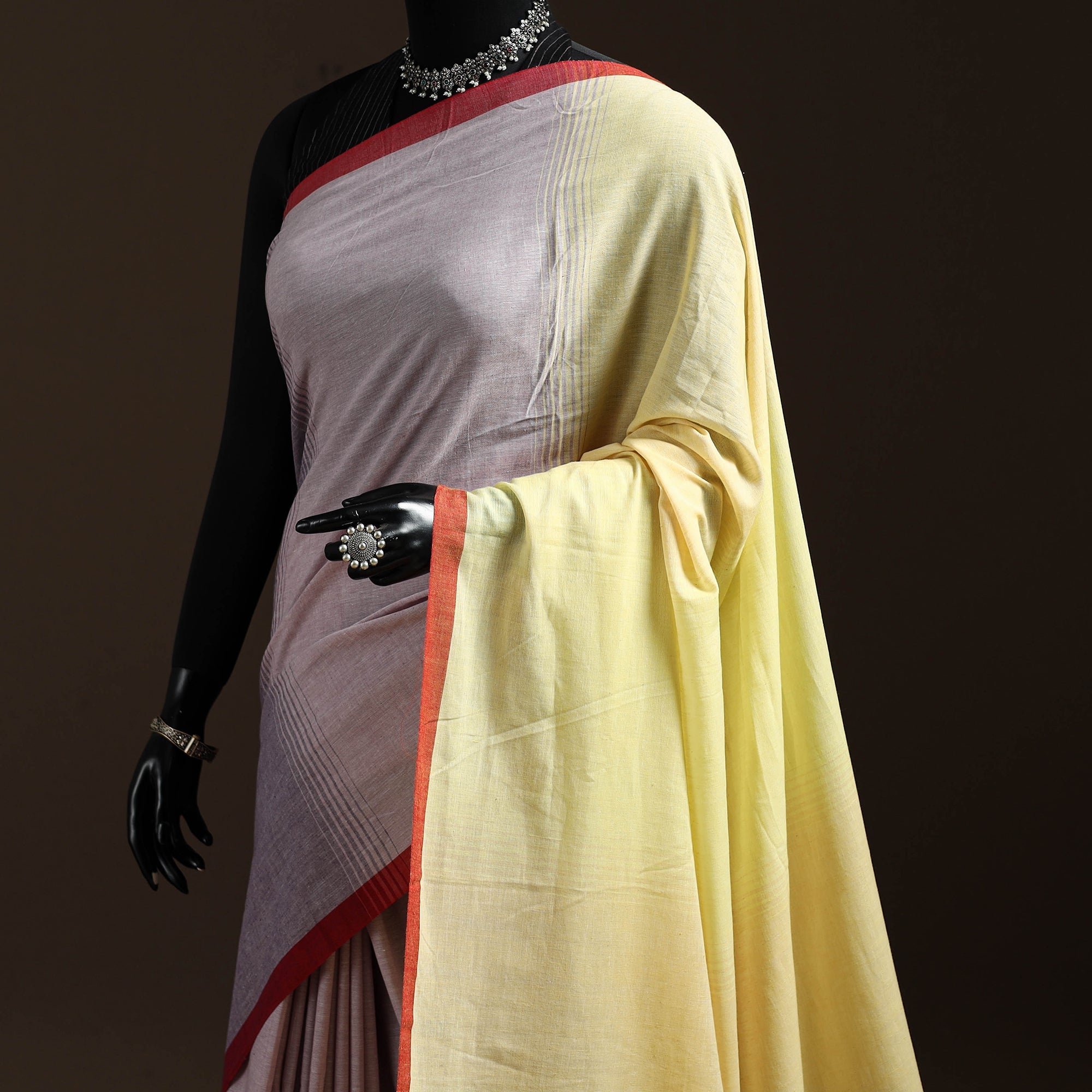 Multicolor - bengal handwoven cotton begumpuri saree 39