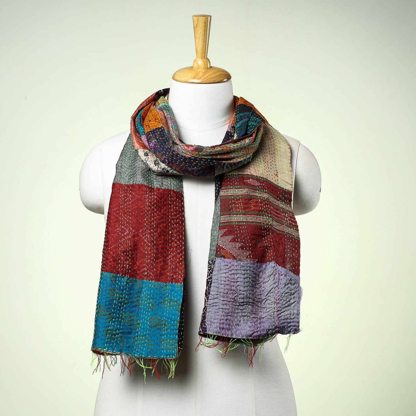 Kantha Stitch Stole