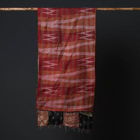  Bengal Kantha Embroidery Patchwork Reversible Silk Stole Online at iTokri.com