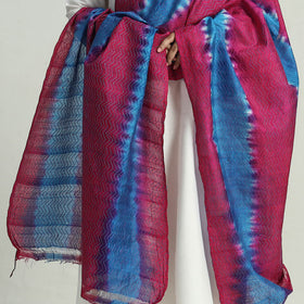  Bengal Kantha Embroidery Block Printed Silk Handloom Dupatta 11 