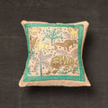 Buy Bengal Kantha Embroidery Silk Cushion Cover 05 Online at iTokri.com