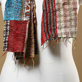 Multicolor - bengal kantha work reversible patchwork silk