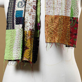 Multicolor - bengal kantha work reversible patchwork silk