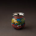  Bengal Patua Handpainted Stainless Steel Lota / Pooja Kalash