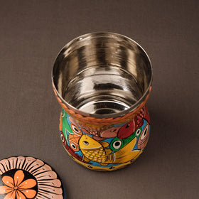  Bengal Patua Handpainted Stainless Steel Multi Utility Canister 38 