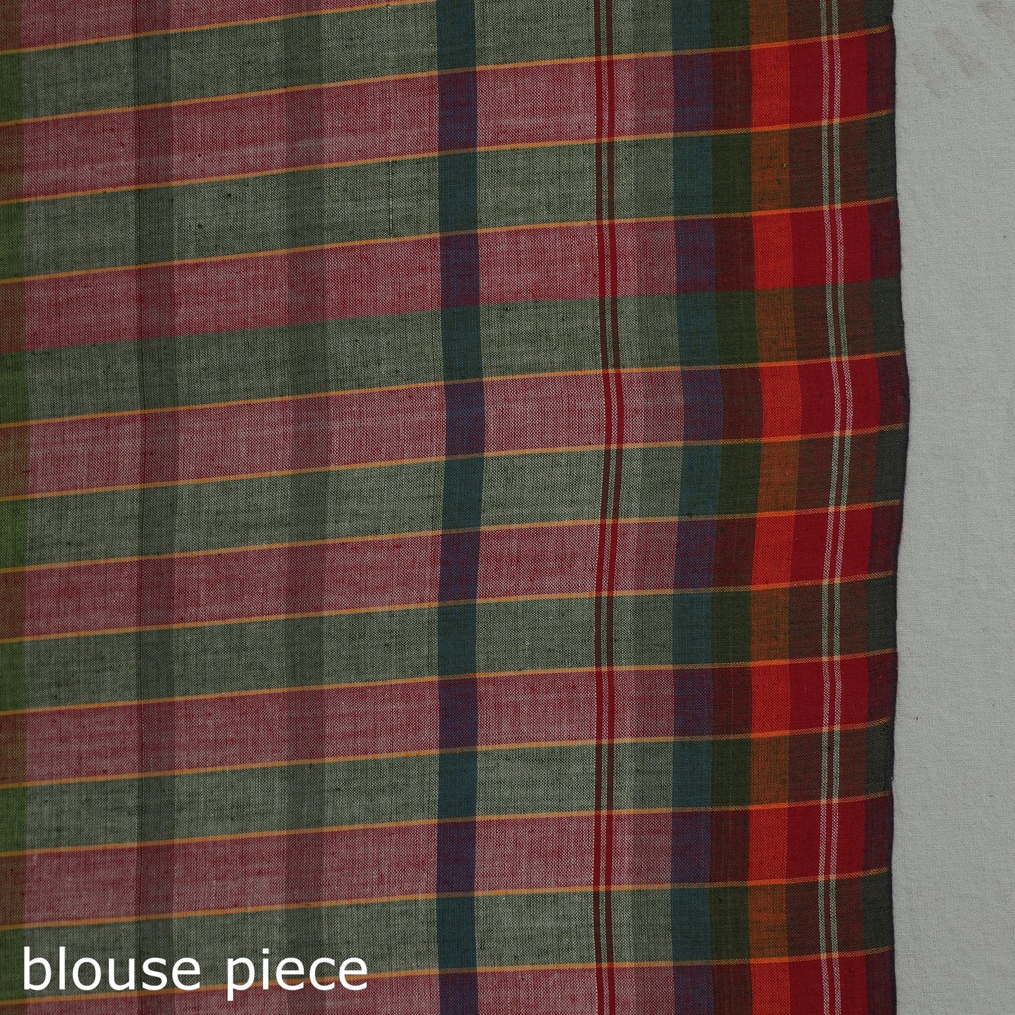 Multicolor - birbhum handloom gamchha pure cotton saree 30