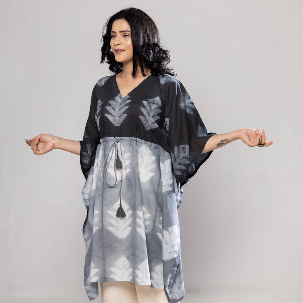 Shibori kaftan 