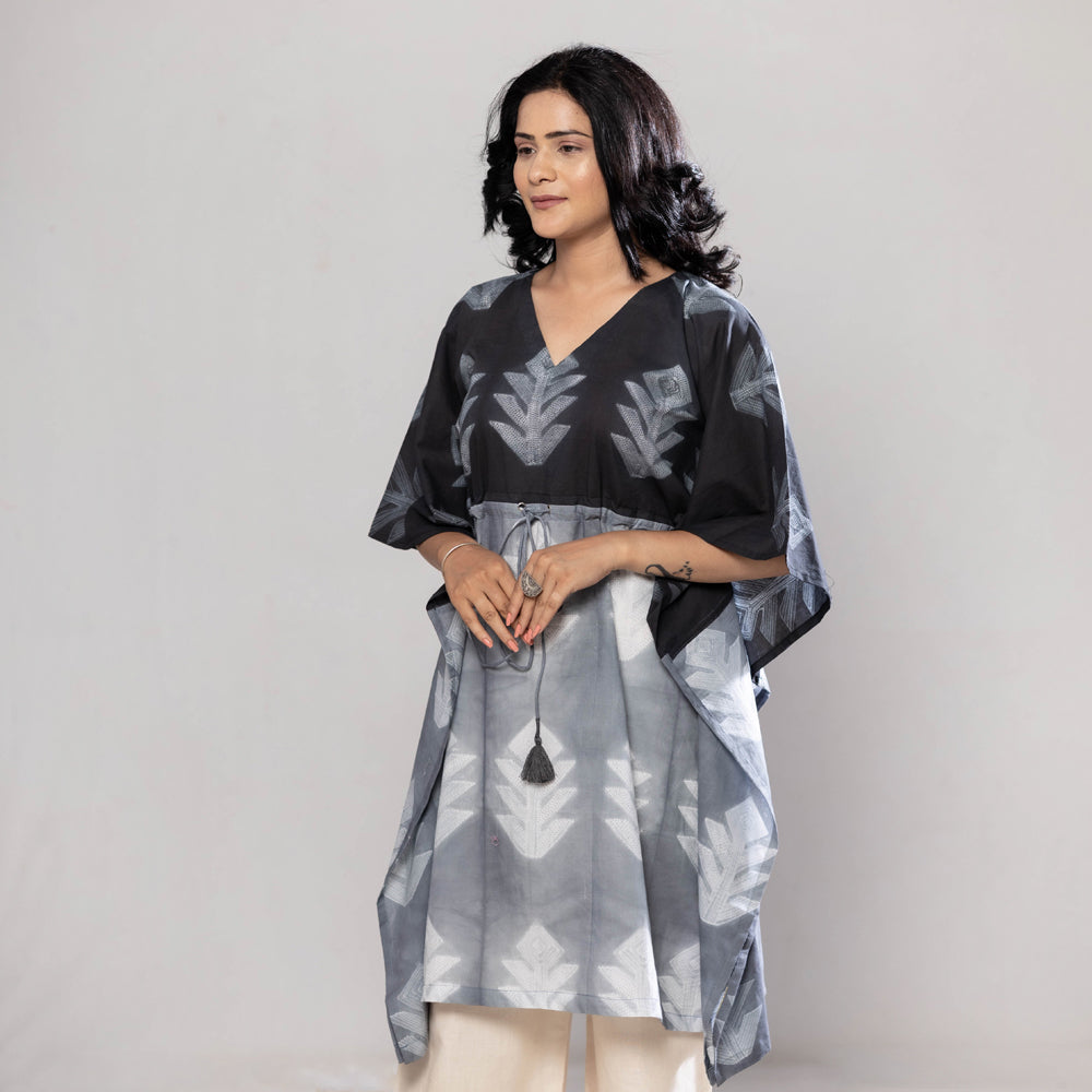 Shibori kaftan 