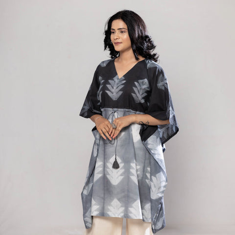 Shibori kaftan 