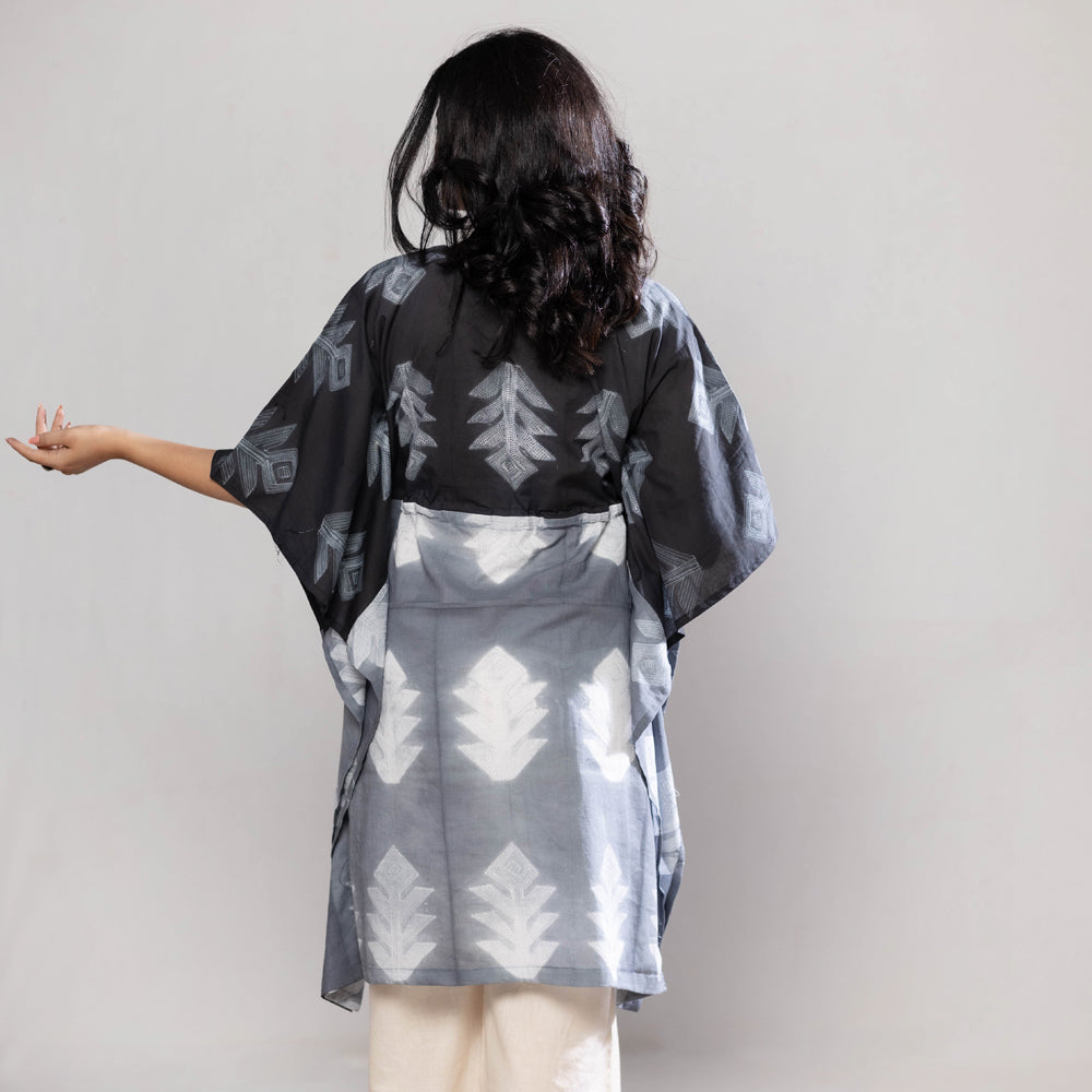 Shibori kaftan 