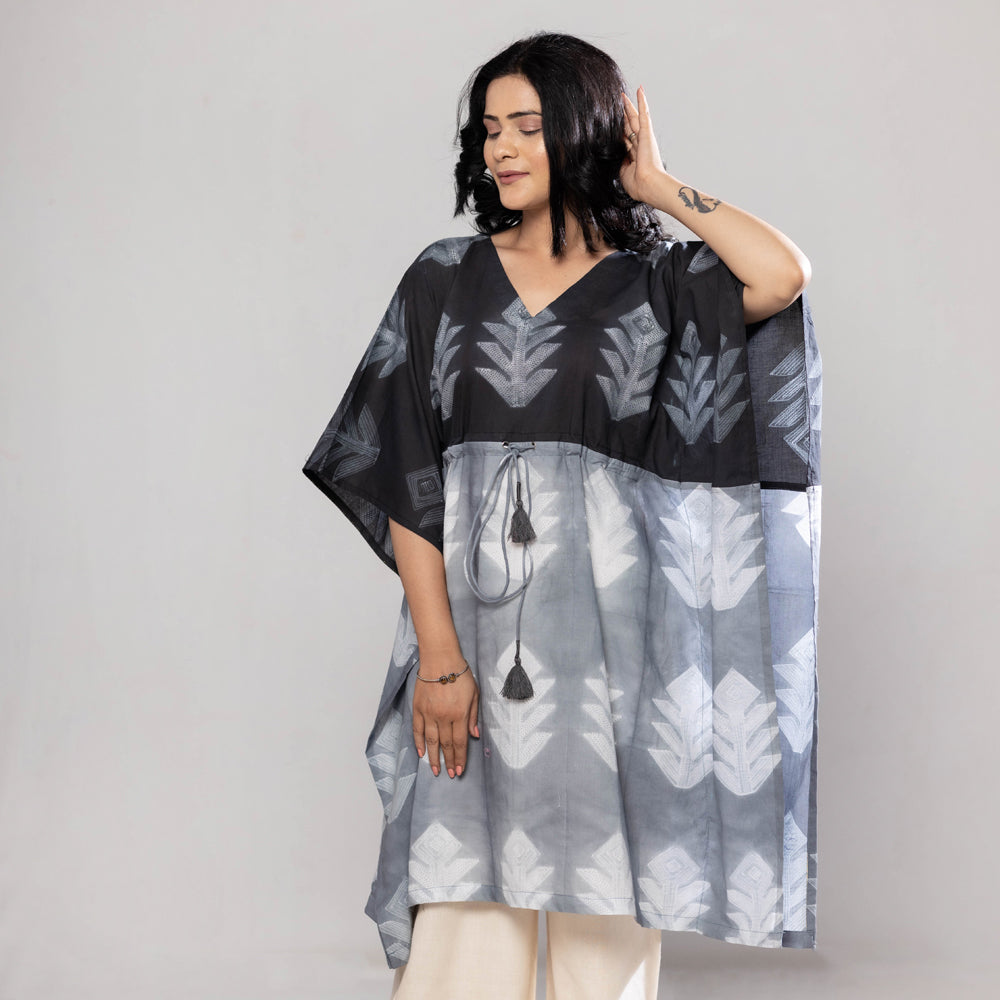 Shibori kaftan 