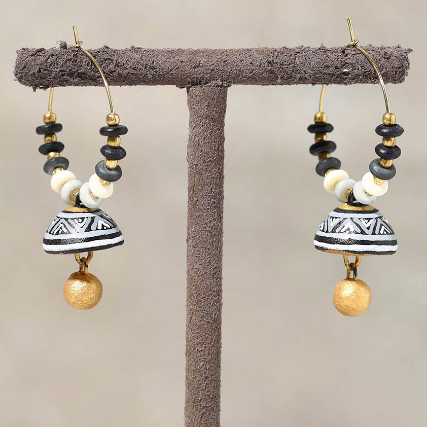  Handpainted Terracotta Miniature Earrings
