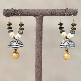  Handpainted Terracotta Miniature Earrings