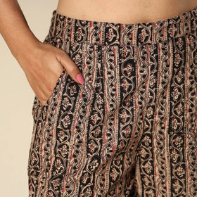 Buy Kalamkari Block Printed Cotton Elasticated Palazzo Online at iTokri.com