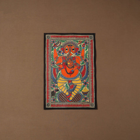 Handpainted madhubani painting by hira devi (22 x 15 in) 23