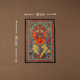 Handpainted madhubani painting by hira devi (22 x 15 in) 23