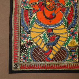 Handpainted madhubani painting by hira devi (22 x 15 in) 23