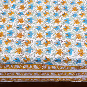Multicolor - Block Print Cotton Double Sanganeri Bed Sheet 41