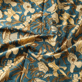 Multicolor Block Print Cotton Sanganeri Fabric