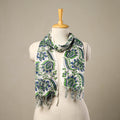 Multicolor - cotton sanganeri stole with tassels 135