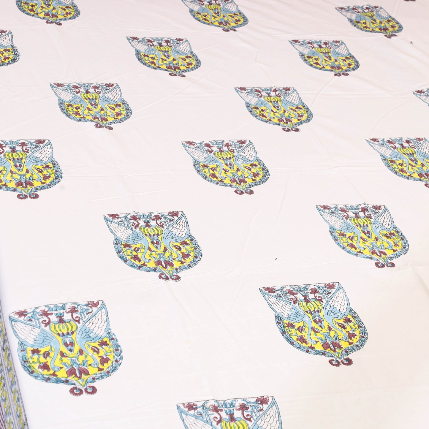  Block Print Cotton Single Sanganeri Bed Sheet