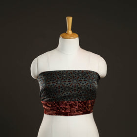 Multicolor - modal silk blouse piece 57 - handcrafted
