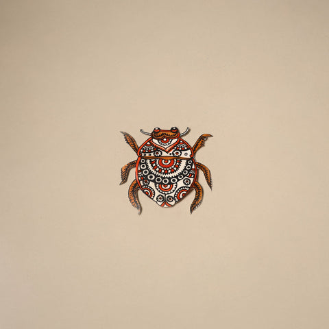 Bug - tholu bommalata leather puppet fridge magnet 01