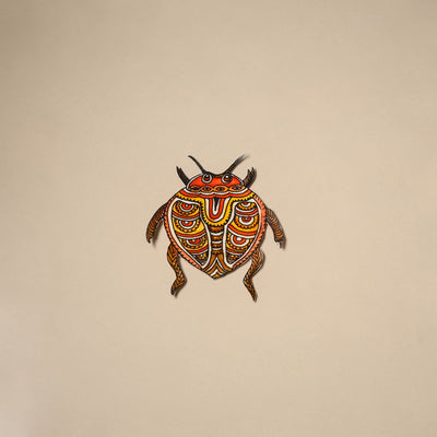 Bug - tholu bommalata leather puppet fridge magnet 02