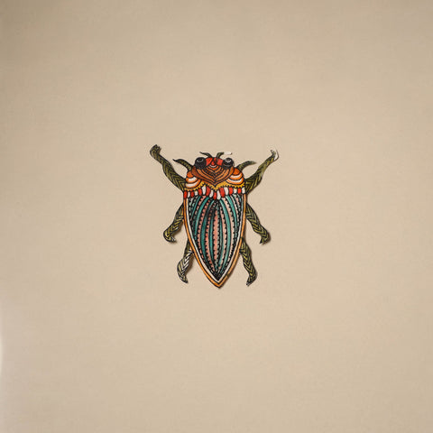 Bug - tholu bommalata leather puppet fridge magnet 03