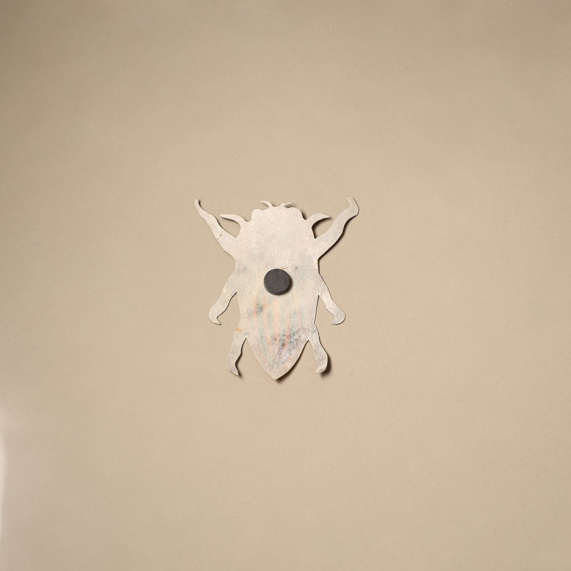 Bug - tholu bommalata leather puppet fridge magnet 04