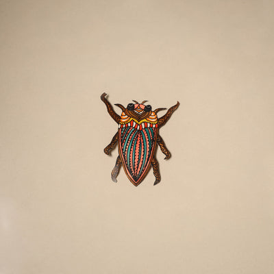 Bug - tholu bommalata leather puppet fridge magnet 04
