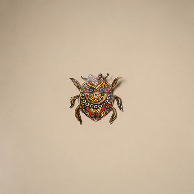 Bug - tholu bommalata leather puppet fridge magnet 06