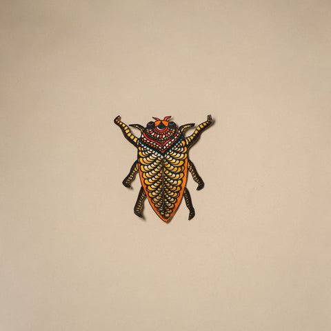 Bug - tholu bommalata leather puppet fridge magnet 07