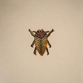 Bug - tholu bommalata leather puppet fridge magnet 07