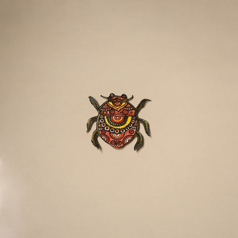 Bug - tholu bommalata leather puppet fridge magnet 08