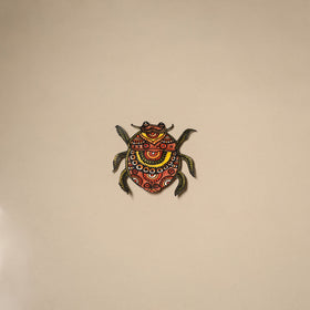 Bug - tholu bommalata leather puppet fridge magnet 08