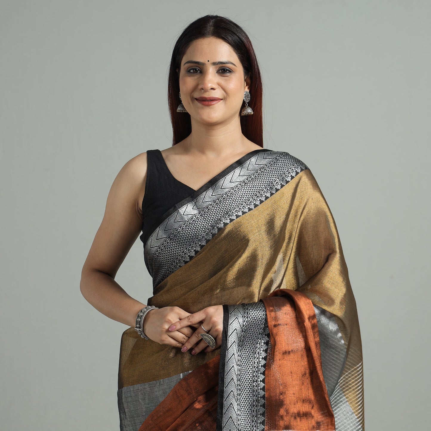  Burdwan Tissue Zari Work Handloom Saree 42 Online at iTokri.com