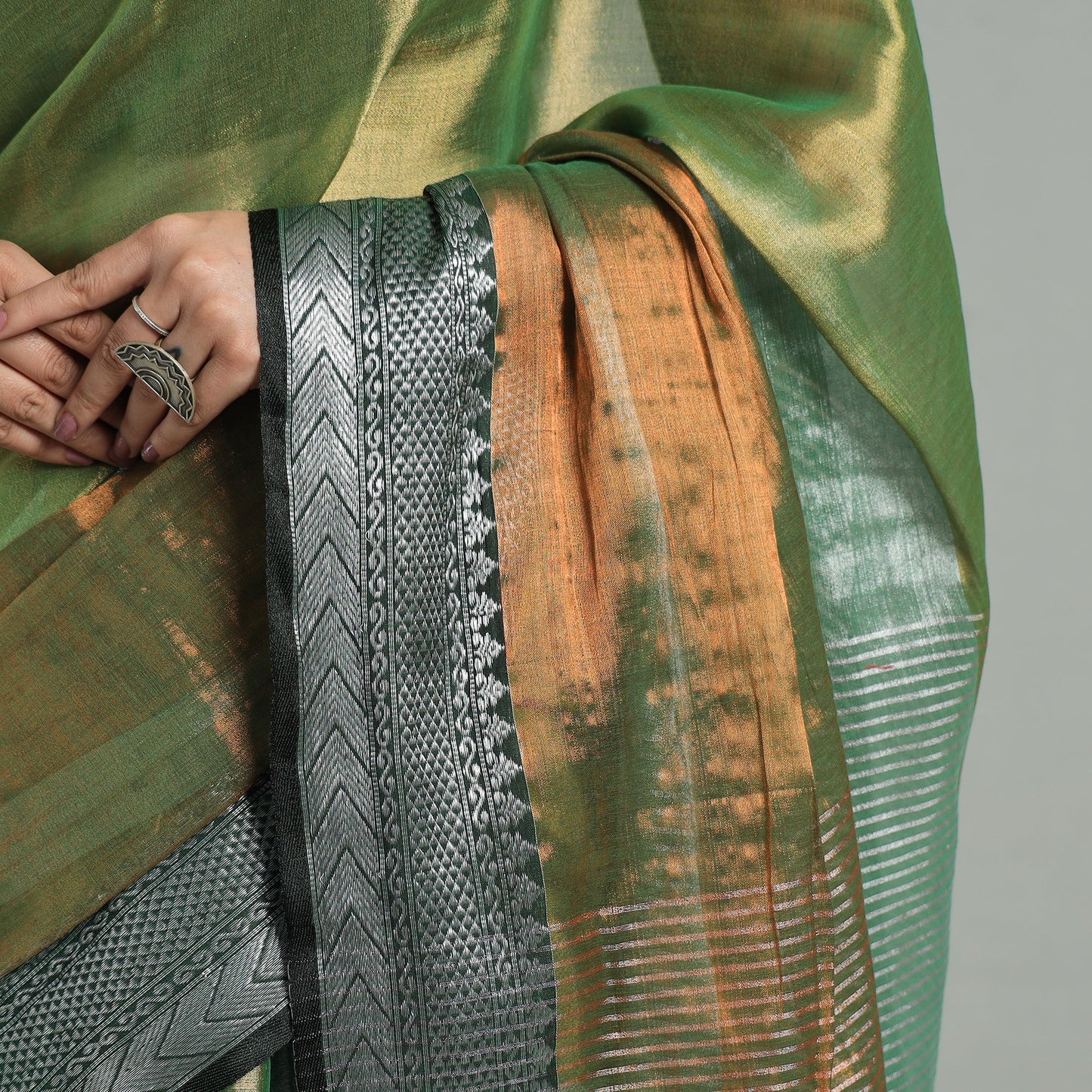  Burdwan Tissue Zari Work Handloom Saree 43 Online at iTokri.com