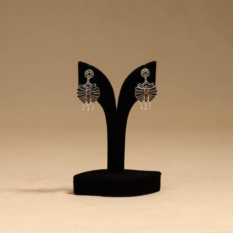 Butterfly - handcrafted paka meenakari earrings 100