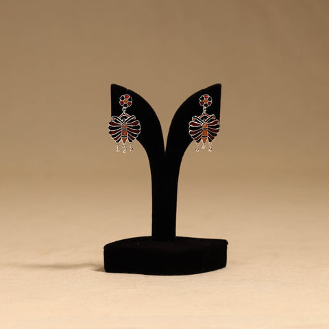 Butterfly - handcrafted paka meenakari earrings 101
