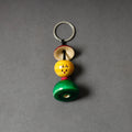Multicolor Channapatna Handcrafted Wooden Keychain 