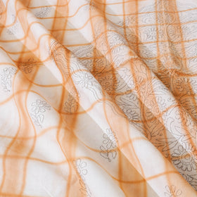 Buy Chikankari Hand Embroidery Cotton Double Bedcover with Pillow Covers at iTokri.com