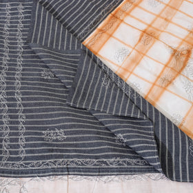 Buy Chikankari Hand Embroidery Cotton Double Bedcover with Pillow Covers at iTokri.com