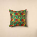 Multicolor - Chinon Phulkari Embroidered Cushion Cover 13