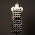 Multicolor - cotton apron with pocket 80 - handcrafted