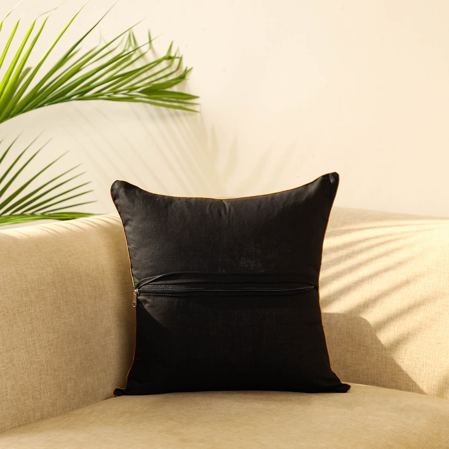 Multicolor Block Print Cotton bagru Cushion Cover