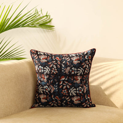 Multicolor Block Print Cotton bagru Cushion Cover